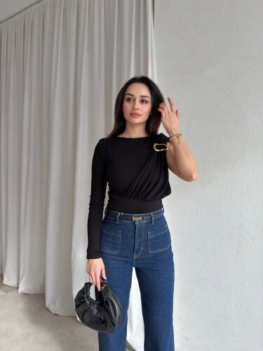  SALVO Bodysuit 8844 - Siyah - Mooi Butik
