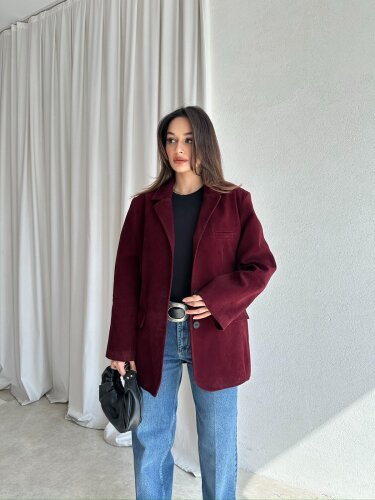 SANTOS Ceket 8342 - Bordo