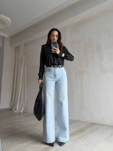 SARAH Jean 9015 - Buz Mavisi - Mooi Butik
