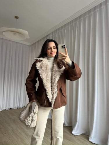 SHİFT Mont 0404 - Acı Kahve - 1