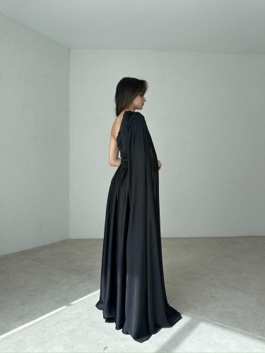 STRUVE Maxi Elbise 7002 - Siyah - 7