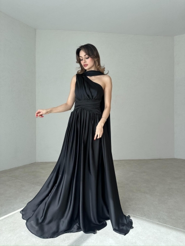 STRUVE Maxi Elbise 7002 - Siyah - 3