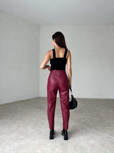 TAFFY Pantolon 3991 - Bordo - 3