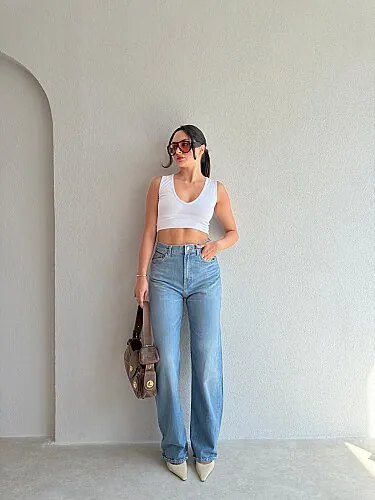 TERİX Jean 4097 - Buz Mavisi - Mooi Butik