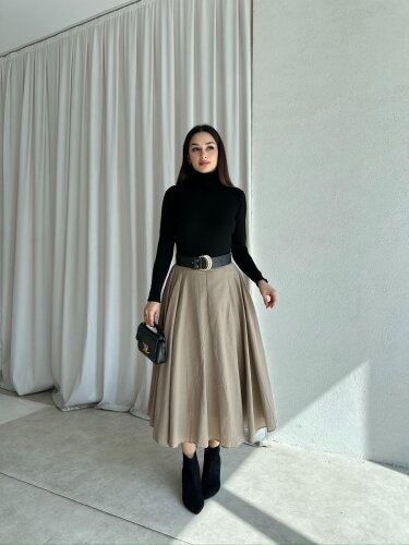 TORRES Midi Etek 9325 - Krem - 1
