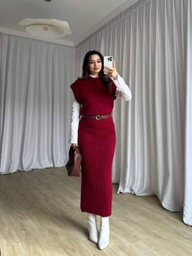 Triko WİNONA Takım 6483 - Bordo - 1