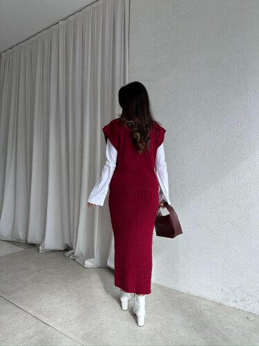 Triko WİNONA Takım 6483 - Bordo - 4
