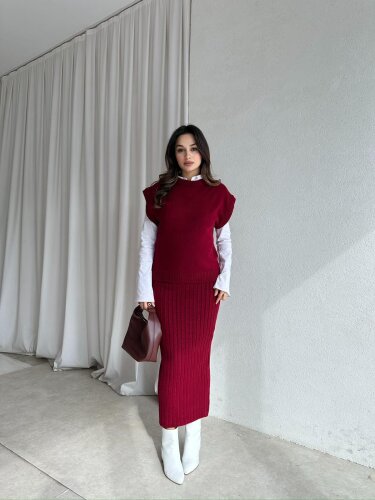 Triko WİNONA Takım 6483 - Bordo - 5