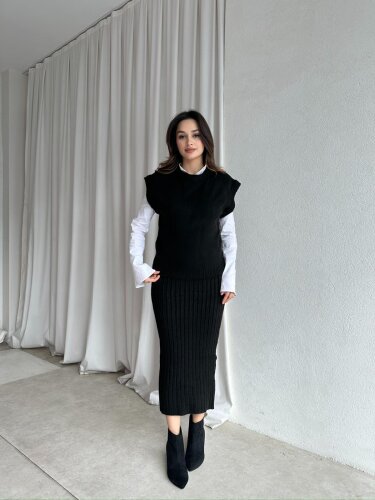 Triko WİNONA Takım 6483 - Siyah - 3