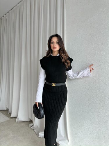 Triko WİNONA Takım 6483 - Siyah - 2