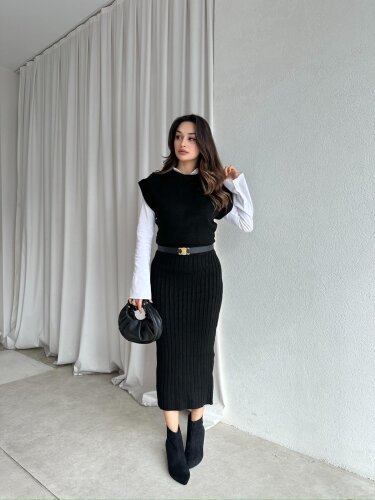 Triko WİNONA Takım 6483 - Siyah - 5
