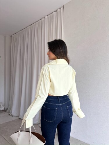 VALESKA Gömlek 8315 - Sarı - 3
