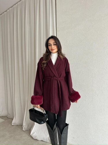 VİOREN Kaban 8721 - Bordo - 3