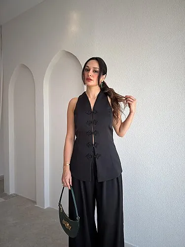 WELLA İkili Takım 4077 - Siyah - 2
