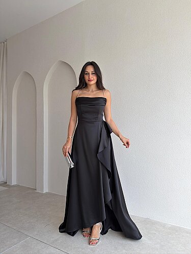 ZADİE Maxi Elbise 9632 - Siyah - 1