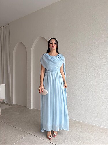 ZUZANNA Maxi Elbise 9069 - Bebe Mavisi 